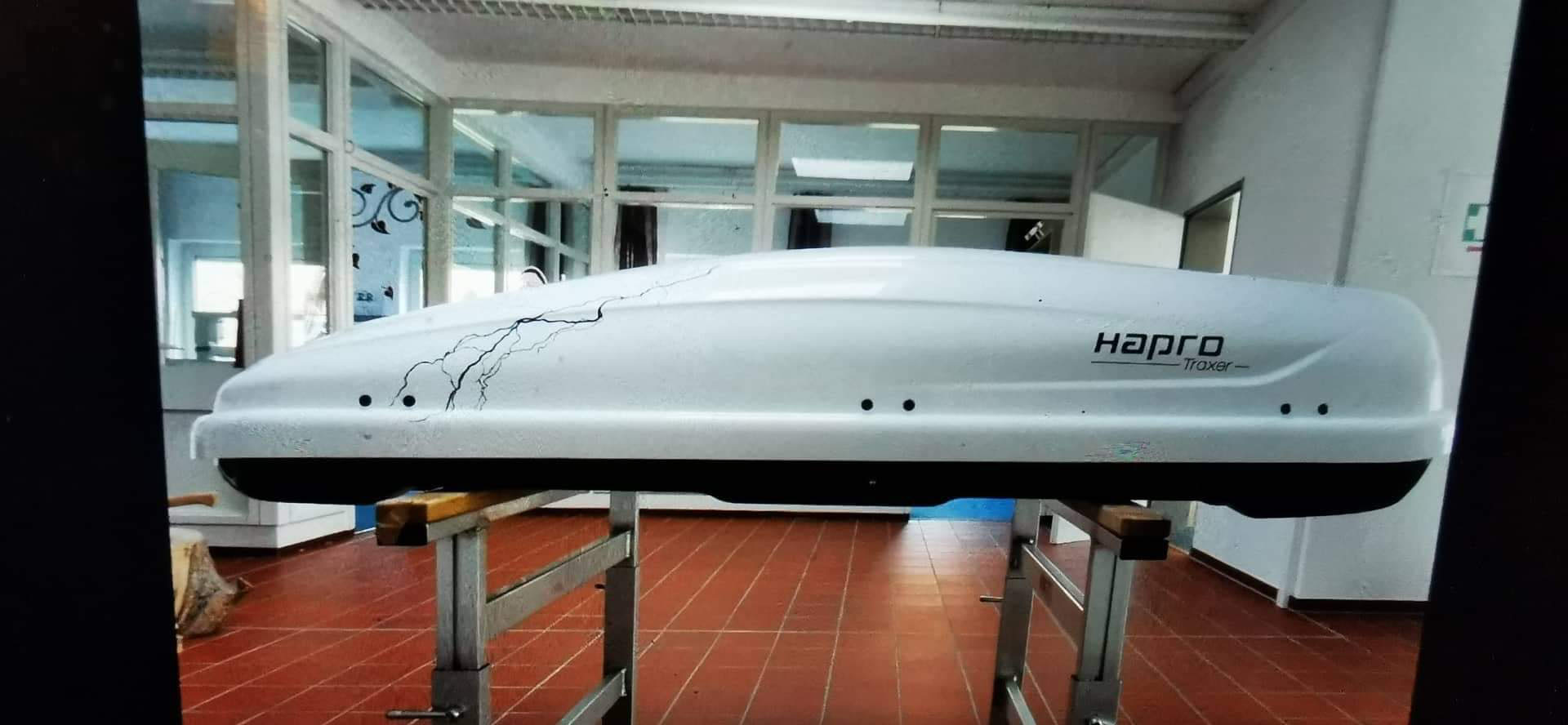 Hapro Dachbox jetzt passend die Dachbox angepasst zum White Flasher