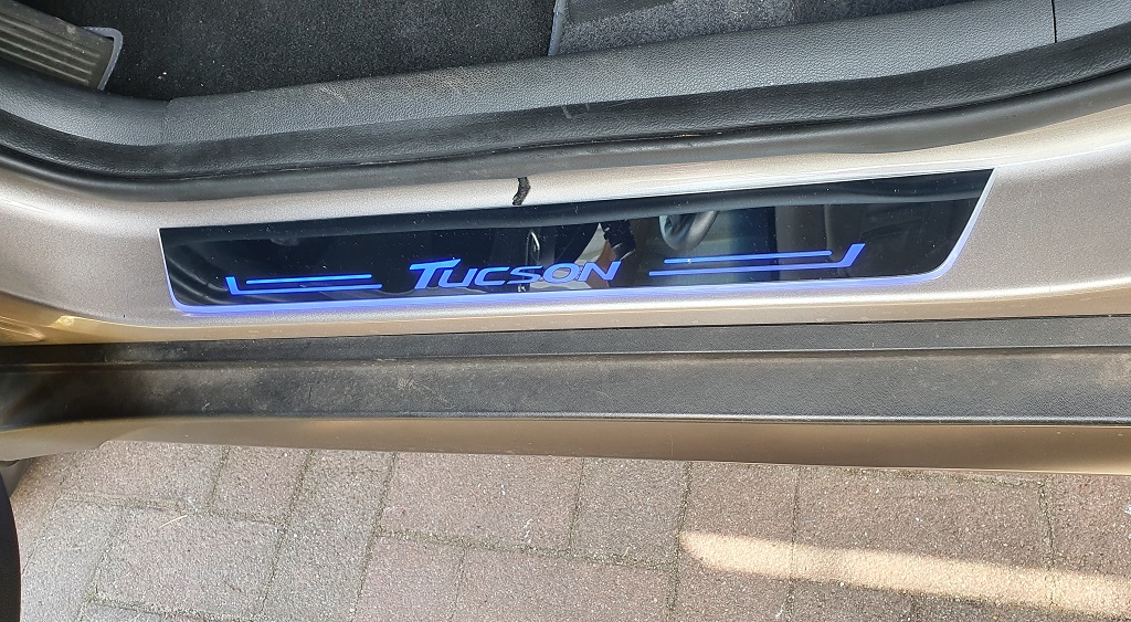 4-tlg. Edelstahl Einstiegsleisten Für Hyundai Tucson 2016-2018 - Anti-Kratz Schutz